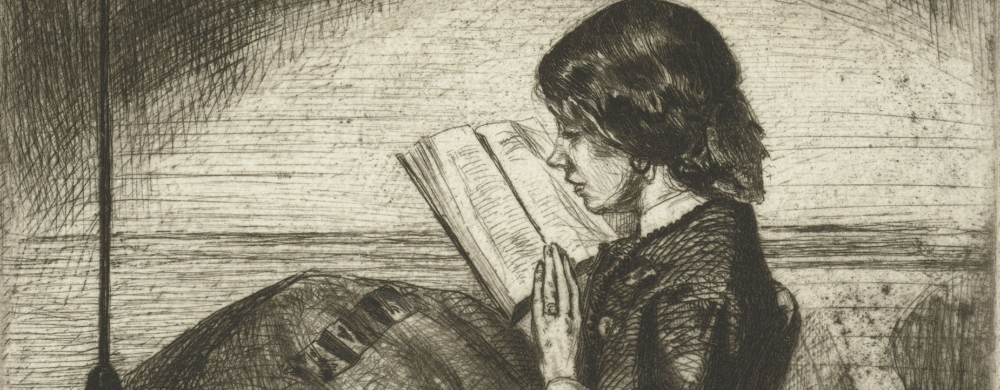 Portret van Deborah Delano lezend, James Abbott McNeill Whistler, 1858