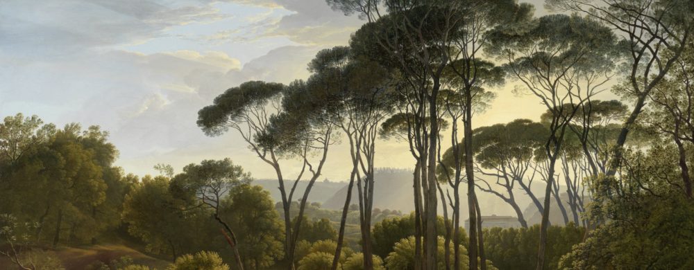 Italian Landscape with Umbrella Pines