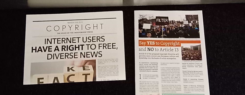 Say YES to copyright and NO to Article 13